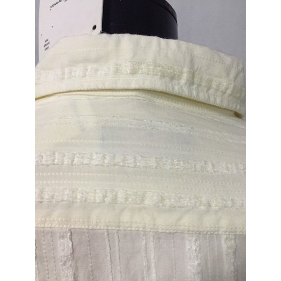 Ben Sherman Men's Shirt Cream Color Dress Casual Button Up Size Large New! - Picture 7 of 11